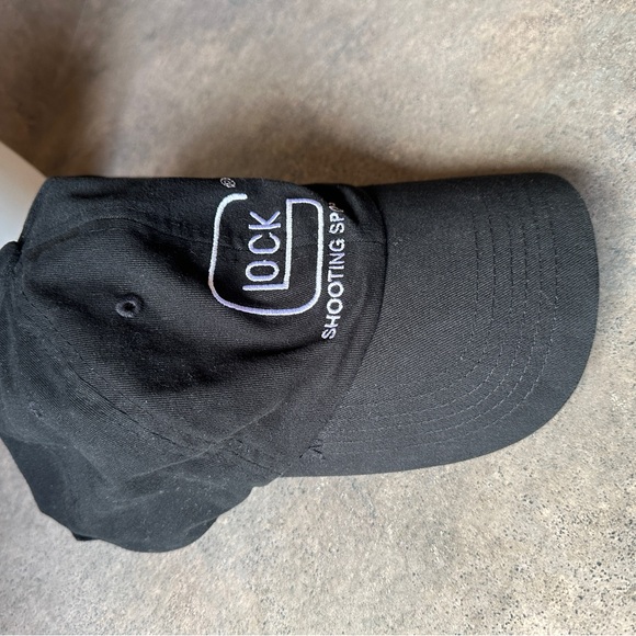Glock Shooting Sports Strapback Black Baseball Cap Adjustable Hat - Picture 2 of 6